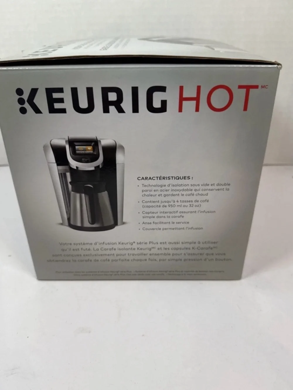 Keurig 2.0 Thermal Carafe 32oz Stainless Steel K-Carafe Reusable Pod Set - Picture 2 of 4